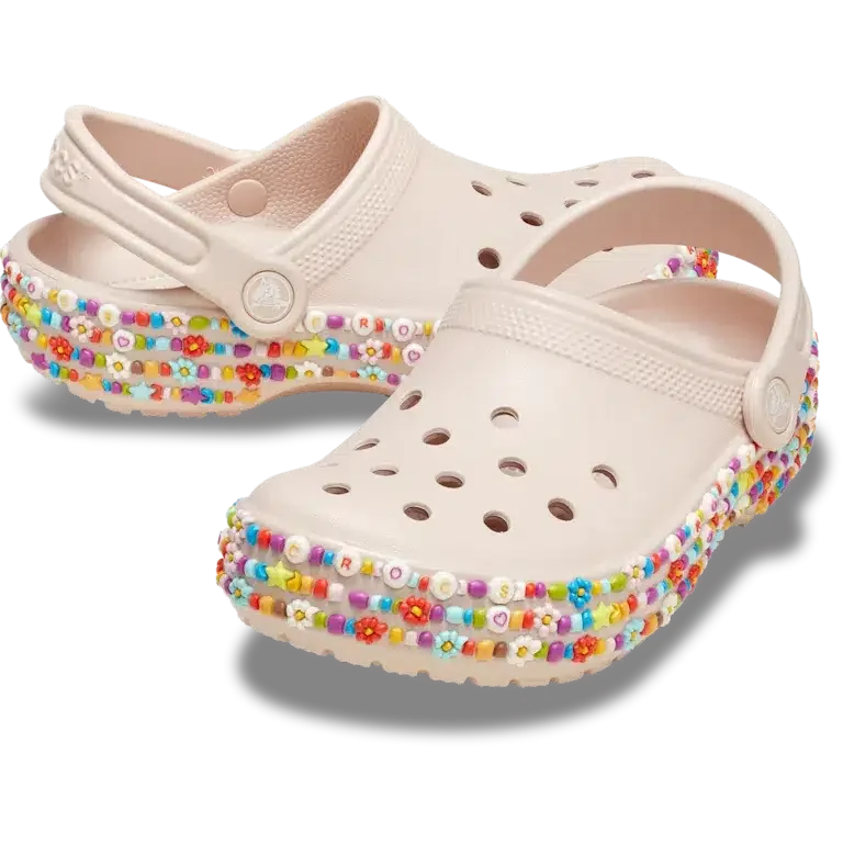 Klasik Boncuklu Bantlı Clog K Klasik Boncuklu Bantlı Clog K