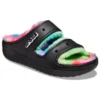 Klasik Cozzzy Sprey Boyalı Sandaletler “Black Multi”