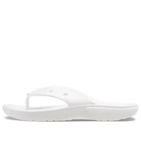 Klasik Crocs Flip Günlük Parmak Arası Terlikler Unisex Beyaz