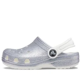 Klasik Glitter Sandaletler “Gümüş Beyaz”