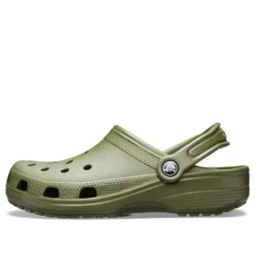 Klasik Plaj Unisex Ordu Yeşili Sandaletler