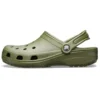 Klasik Plaj Unisex Ordu Yeşili Sandaletler