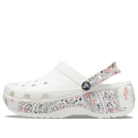 Klasik Platform Americana Paisley Sabolar “Beyaz”