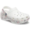 Klasik Platform Americana Paisley Sabolar “Beyaz”
