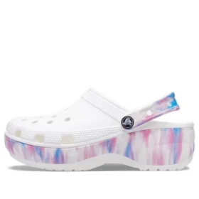 Klasik Platform Dream Clog “Beyaz Mor”