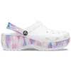 Klasik Platform Dream Clog “Beyaz Mor”