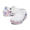 Klasik Platform Dream Clog “Beyaz Mor”