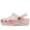 Klasik Platform Yılan Desenli Sabolar “Pink”