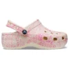 Klasik Platform Yılan Desenli Sabolar “Pink”