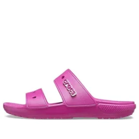 Klasik Rahat Unisex Mor Kırmızı Sandaletler