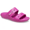Klasik Rahat Unisex Mor Kırmızı Sandaletler