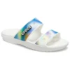 Klasik Renkli Unisex Çok Renkli Beyaz Sandaletler