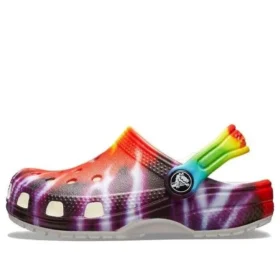 Klasik Tie-Dye Grafikli Sabolar “Mor Kırmızı”
