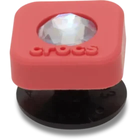 Kırmızı Kare PVC SMT Jibbitz Süsleri