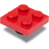 Lego® Kırmızı Karo 2X2 Jibbitz Süsleri Lego® Kırmızı Karo 2X2 Jibbitz Süsleri