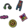 Level Up Gamer 5’li Jibbitz Süsleri Seti
