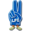 Lfg Köpük Barış İşareti Jibbitz Süsleri