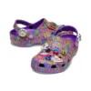 Lisa Frank x Classic Clog “Neon Mor Çoklu Kalpler”