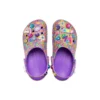 Lisa Frank x Classic Clog “Neon Mor Çoklu Kalpler”