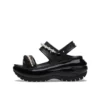 Mega Crush Pearl Ruffle Sandalet “Siyah”