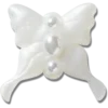 Meta Jelly White Butterfly Jibbitz Süsleri