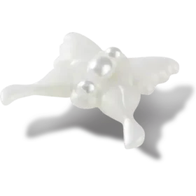 Meta Jelly White Butterfly Jibbitz Süsleri