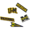 Michigan Üniversitesi 5’li Paket Jibbitz Süsleri