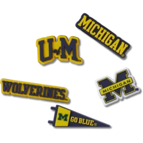 Michigan Üniversitesi 5’li Paket Jibbitz Süsleri
