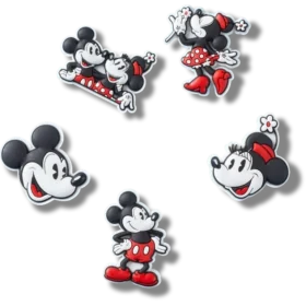 Mickey ve Minnie PVC 5’li Paket Jibbitz Süsleri