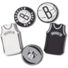 NBA Brooklyn Nets 5’li Paket Jibbitz Süsleri