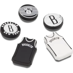 NBA Brooklyn Nets 5’li Paket Jibbitz Süsleri