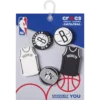 NBA Brooklyn Nets 5’li Paket Jibbitz Süsleri