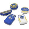NBA Golden State Warriors 5’li Paket Jibbitz Süsleri NBA Golden State Warriors 5’li Paket Jibbitz Süsleri