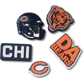 NFL Chicago Bears 5’li Paket Jibbitz Ayakkabı Süsleri