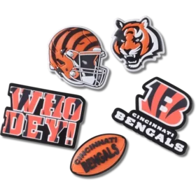 NFL Cincinnati Bengals 5’li Paket Jibbitz Ayakkabı Süsleri