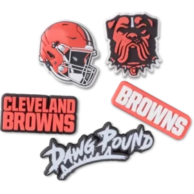 NFL Cleveland Browns 5’li Paket Jibbitz Ayakkabı Süsleri