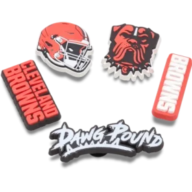 NFL Cleveland Browns 5’li Paket Jibbitz Ayakkabı Süsleri