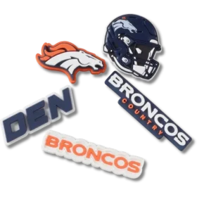 NFL Denver Broncos 5’li Paket Jibbitz Ayakkabı Süsleri