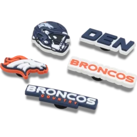 NFL Denver Broncos 5’li Paket Jibbitz Ayakkabı Süsleri