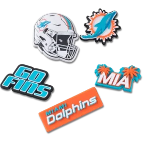 NFL Miami Dolphins 5’li Paket Jibbitz Ayakkabı Süsleri