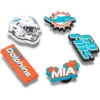 NFL Miami Dolphins 5’li Paket Jibbitz Ayakkabı Süsleri NFL Miami Dolphins 5’li Paket Jibbitz Ayakkabı Süsleri