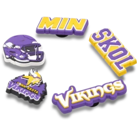NFL Minnesota Vikings 5’li Paket Jibbitz Ayakkabı Süsleri