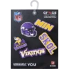 NFL Minnesota Vikings 5’li Paket Jibbitz Ayakkabı Süsleri NFL Minnesota Vikings 5’li Paket Jibbitz Ayakkabı Süsleri