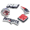 NFL New England Patriots 5’li Paket Jibbitz Ayakkabı Süsleri NFL New England Patriots 5’li Paket Jibbitz Ayakkabı Süsleri