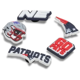 NFL New England Patriots 5’li Paket Jibbitz Ayakkabı Süsleri