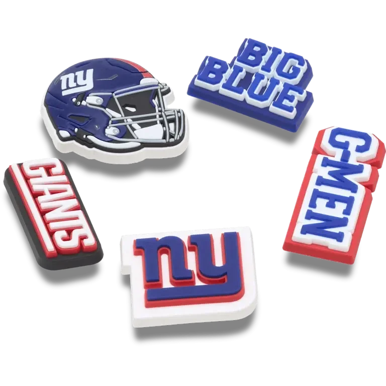 NFL New York Giants 5’li Jibbitz Ayakkabı Süsü NFL New York Giants 5’li Jibbitz Ayakkabı Süsü