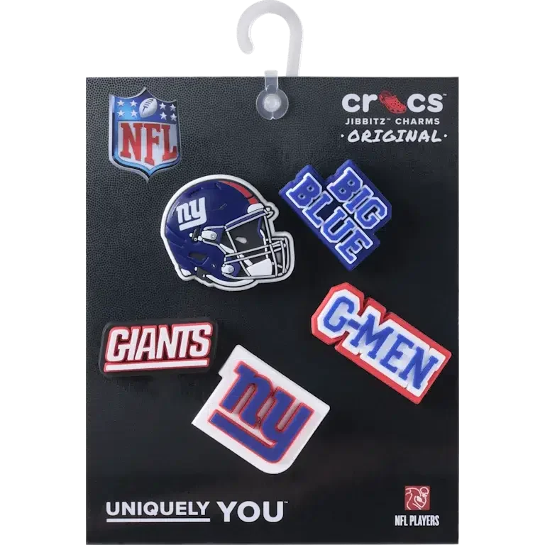 NFL New York Giants 5’li Jibbitz Ayakkabı Süsü NFL New York Giants 5’li Jibbitz Ayakkabı Süsü