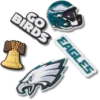 NFL Philadelphia Eagles 5’li Paket Jibbitz Ayakkabı Süsleri NFL Philadelphia Eagles 5’li Paket Jibbitz Ayakkabı Süsleri