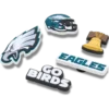 NFL Philadelphia Eagles 5’li Paket Jibbitz Ayakkabı Süsleri NFL Philadelphia Eagles 5’li Paket Jibbitz Ayakkabı Süsleri