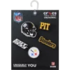 NFL Pittsburgh Steelers 5’li Paket Jibbitz Ayakkabı Süsleri NFL Pittsburgh Steelers 5’li Paket Jibbitz Ayakkabı Süsleri